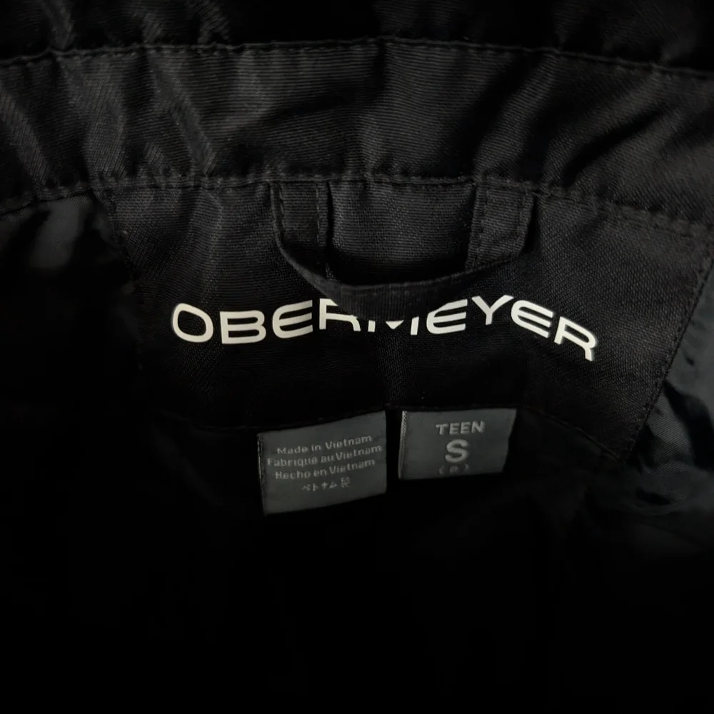 Obermeyer Teen Black Ski Snow Pants‎ Overall Style Size S